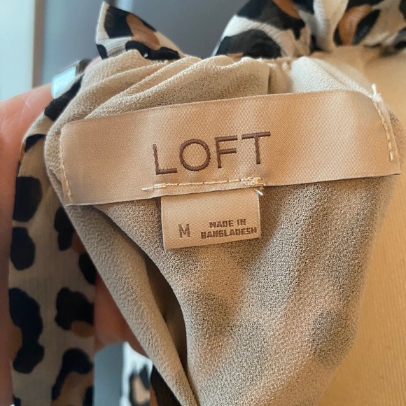 Loft Cheetah print. Tie back. Fully lined. - Picture 4 of 5